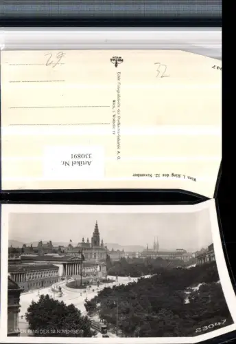 330891,Wien Innere Stadt Franzensring Parlament m. Rathaus