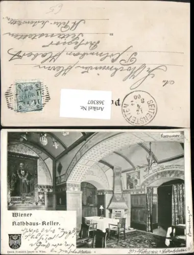 368307,Wien Innere Stadt Rathaus-Keller Rathsstube Innenansicht