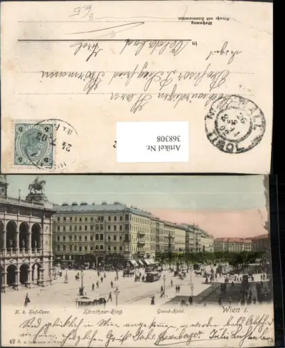 368308,Wien Innere Stadt Kärntner-Ring Hofoper Grand Hotel
