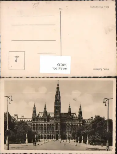 368335,Wien Innere Stadt Rathaus Gebäude