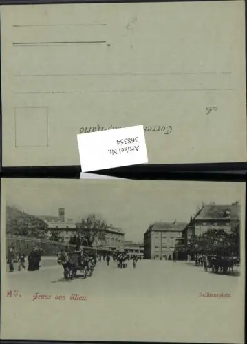 368354,Gruß aus Wien Innere Stadt Ballhausplatz Straßenansicht