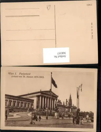 368357,Wien Innere Stadt Parlament Gebäude