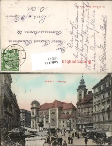 368373,Wien Innere Stadt Freiung Freyung Straßenansicht Kirche
