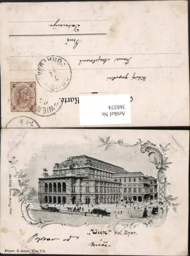 368374,Wien Innere Stadt Hofoper Oper Gebäude