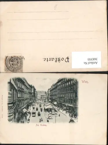 368393,Wien Innere Stadt Am Graben Straßenansicht pub Stengel e Co 4514