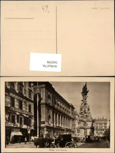 368398,Wien Innere Stadt Graben Straßenansicht Pestsäule pub B.K.W.I. 214/18
