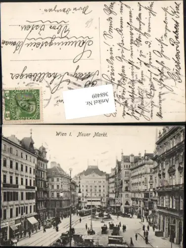 368409,Wien Innere Stadt Neuer Markt Straßenansicht Geschäfte