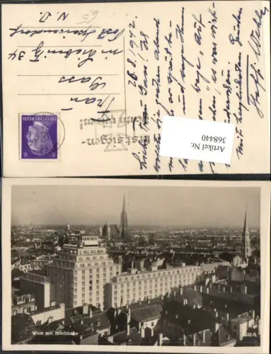 368440,Wien Innere Stadt Teilansicht Panorama Hochhaus
