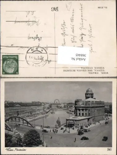 368445,Wien Innere Stadt Urania Gebäude Brücke
