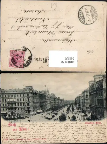 368459,Wien Innere Stadt Schottenring Straßenansicht