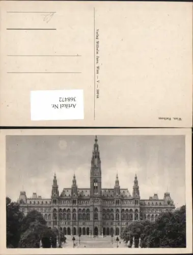 368472,Wien Innere Stadt Rathaus Gebäude