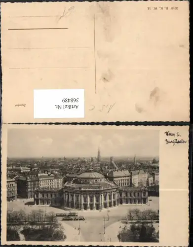 368489,Wien Innere Stadt Teilansicht Burgtheater Theater