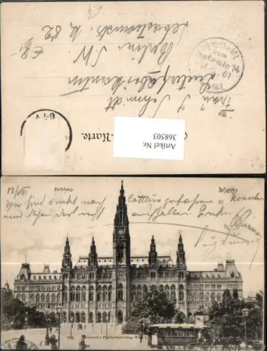 368503,Wien Innere Stadt Rathaus Gebäude