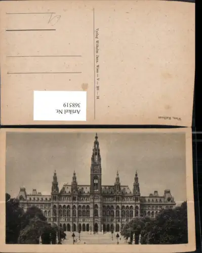 368519,Wien Innere Stadt Rathaus Gebäude