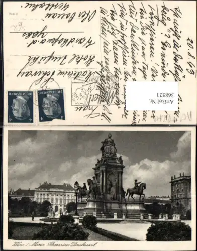 368521,Wien Innere Stadt Maria Theresien-Denkmal Mütter verwahrt die Zündhölzer Stempel