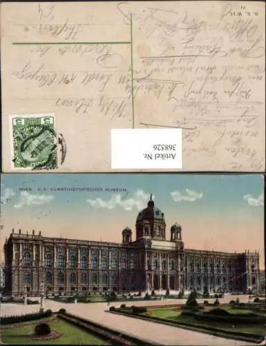 368526,Wien Innere Stadt K.k. Kunsthistorisches Museum pub B.K.W.I. 34