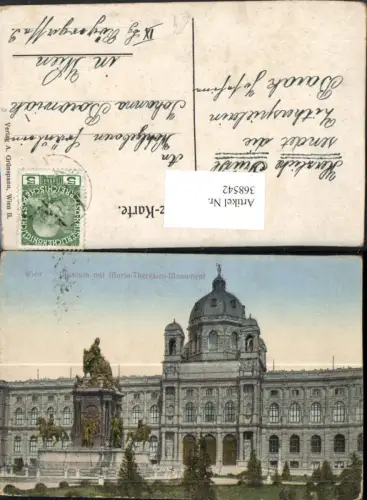 368542,Wien Innere Stadt Museum m. Maria Theresien-Monument Denkmal