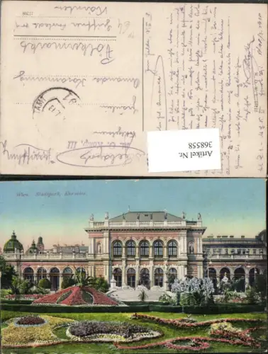 368558,Wien Innere Stadt Stadtpark Kursalon Feldpost Nr. 291