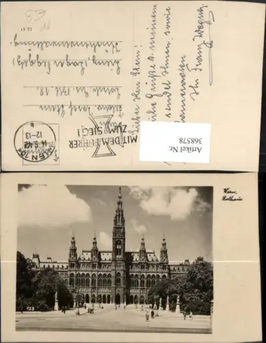 368578,Wien Innere Stadt Rathaus Feldpost Landesschützen-Ersatz-Bataillon 18 Lienz