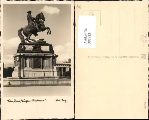 382913,Wien Innere Stadt Prinz Eugen-Denkmal Statue