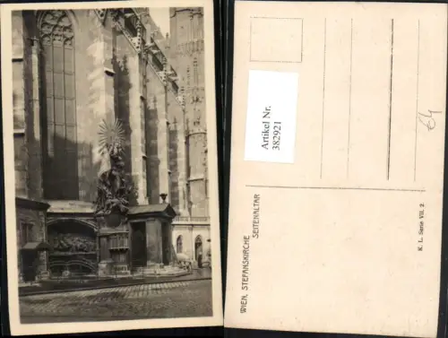 382921,Wien Innere Stadt Stefanskirche Stephansdom Seitenaltar