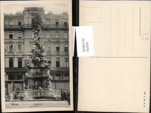 382930,Wien Innere Stadt Graben Dreifaltigkeitssäule Pestsäule pub B.K.W.I. 259