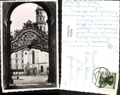 382948,Wien Innere Stadt Burgtor am Michaelerplatz Kirche pub Foto Hubmann 13996
