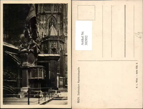 382952,Wien Innere Stadt Stefansdom Stephansdom Kapistrankapelle Kapelle