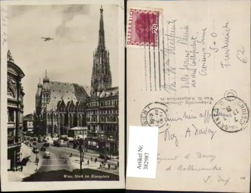 382987,Wien Innere Stadt Stock im Eisenplatz Stephansdom