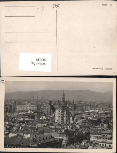 383019,Wien Innere Stadt Panorama Teilansicht