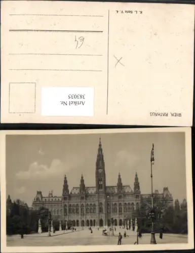 383035,Wien Innere Stadt Rathaus Gebäude