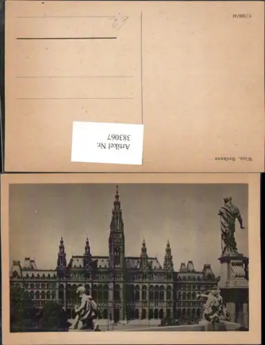 383067,Wien Innere Stadt Rathaus Gebäude