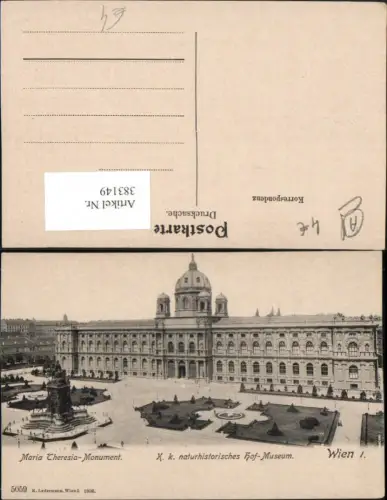 383149,Wien Innere Stadt Maria Theresia-Monument u. Naturhistorisches Hof-Museum