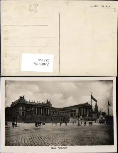 383156,Wien Innere Stadt Parlament Gebäude pub B.K.W.I. 392/17