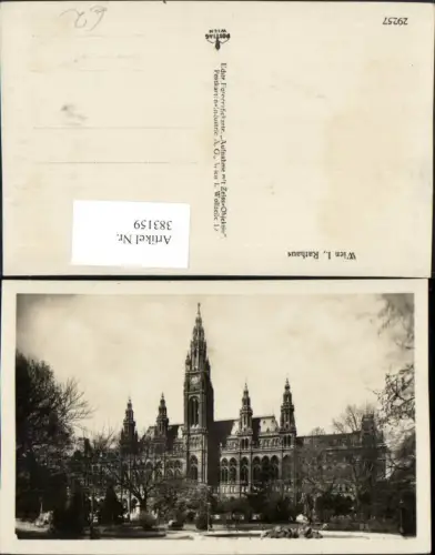 383159,Wien Innere Stadt Rathaus Gebäude