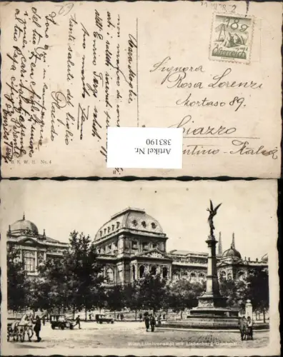 383190,Wien Innere Stadt Universität u. Liebenberg-Denkmal pub B.K.W.I. 4