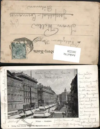 383220,Wien Innere Stadt Graben Straßenansicht Geschäfte