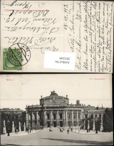 383249,Wien Innere Stadt K.k. Burgtheater Theater Gebäude