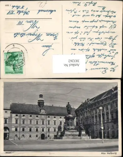 383262,Wien Innere Stadt Alte Hofburg Denkmal Statue