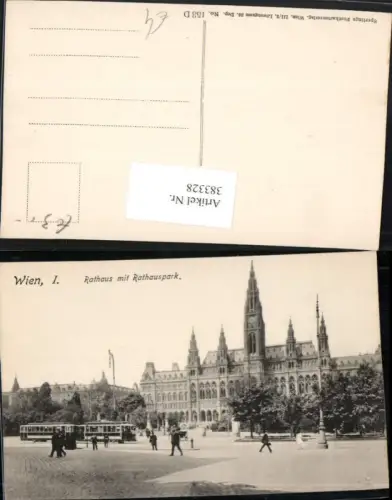 383328,Wien Innere Stadt Rathaus Gebäude m. Rathauspark pub Sperling 153D