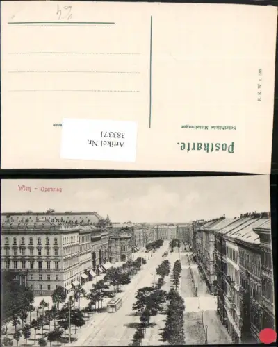 383371,Wien Innere Stadt Opernring Straße pub B.K.W.I. 588