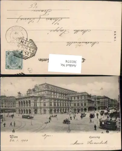 383374,Wien Innere Stadt Opernring Oper Gebäude Tram pub B.K.W.I.