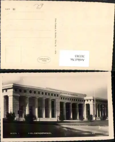 383383,Wien Innere Stadt Heldendenkmal