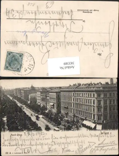 383389,Wien Innere Stadt Park-Ring Straße
