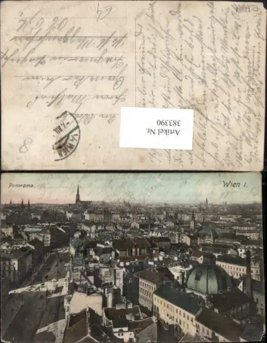 383390,Wien Innere Stadt Panorama Teilansicht