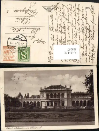 383397,Wien Innere Stadt Stadtpark Kursalon Gebäude