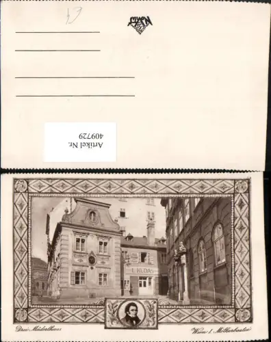 409729,Wien Innere Stadt Mölkerbastei Drei Mäderlhaus