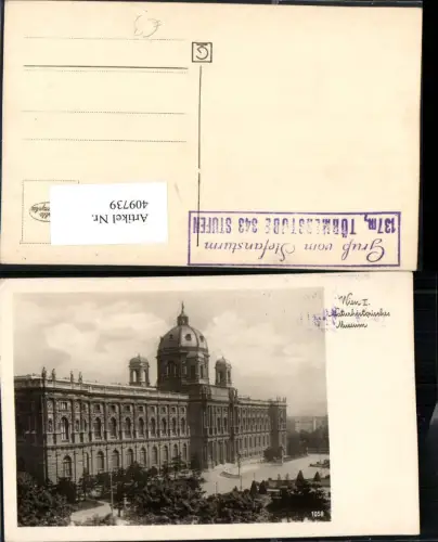 409739,Wien Innere Stadt Naturhistorisches Museum Gebäude