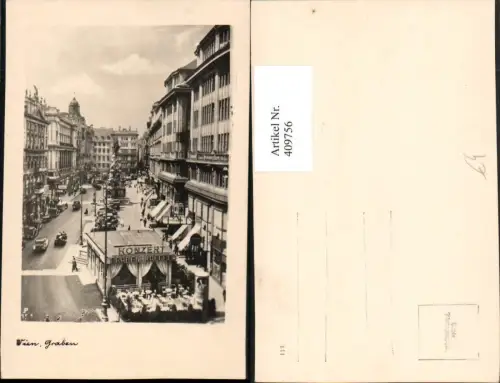 409756,Wien Innere Stadt Graben Straßenansicht Pestsäule Geschäfte