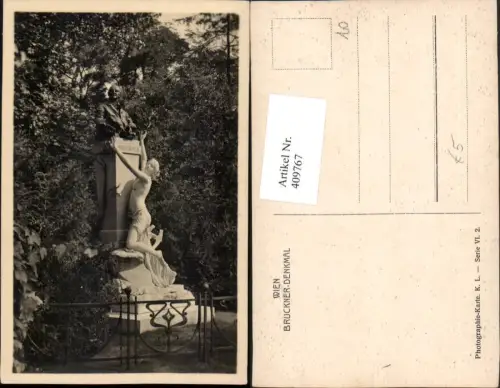 409767,Wien Innere Stadt Bruckner-Denkmal Statue